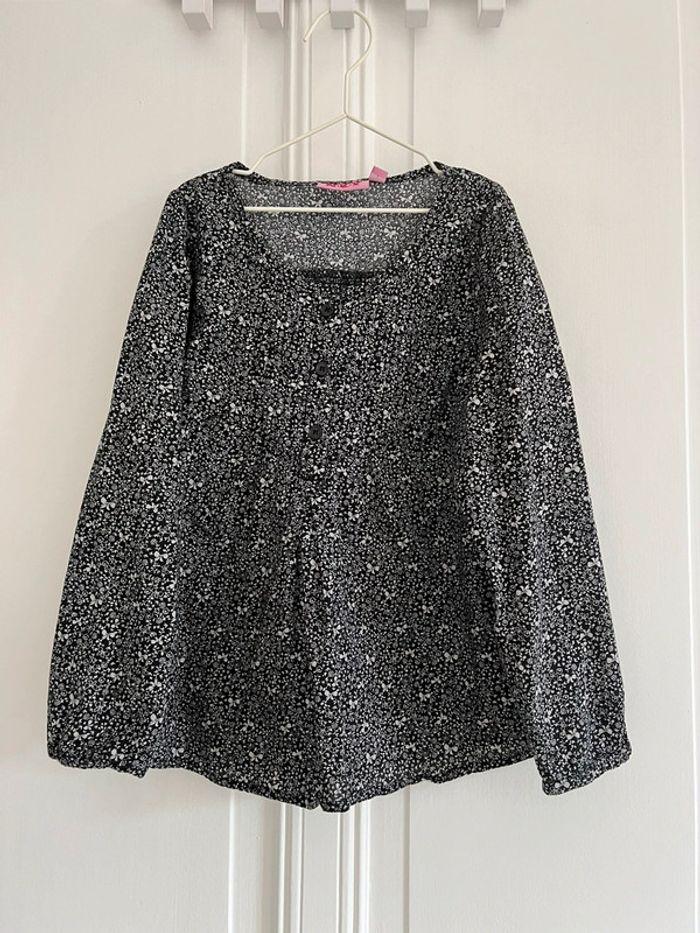 Blouse noire et blanche NKY 6 ans - photo numéro 1