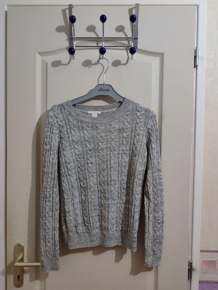 Pull gris femme H&M