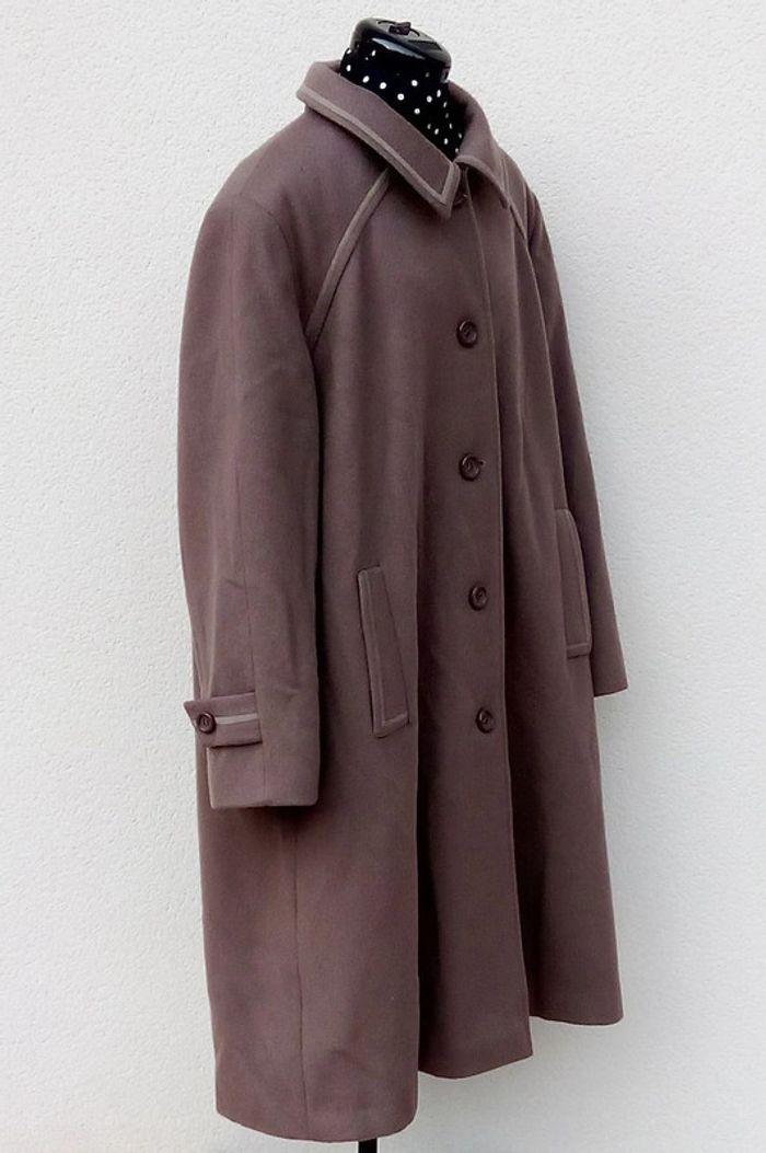 Manteau long Weinberg Paris Vintage made in France taupe taille M - photo numéro 3