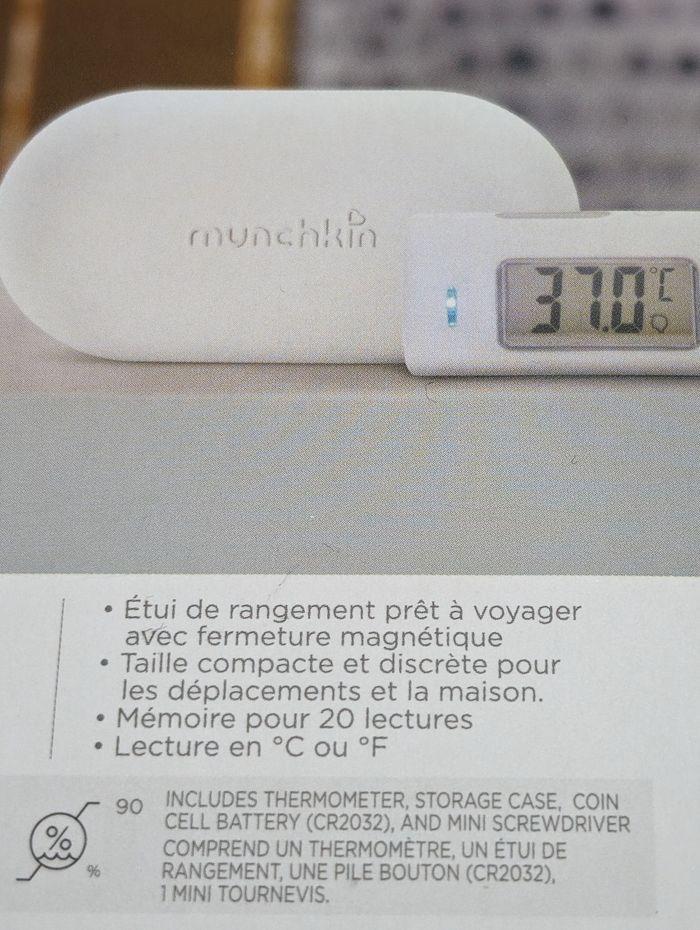 NEUF / Scellé - Mini thermomètre frontal sans contact Munchkin - photo numéro 2