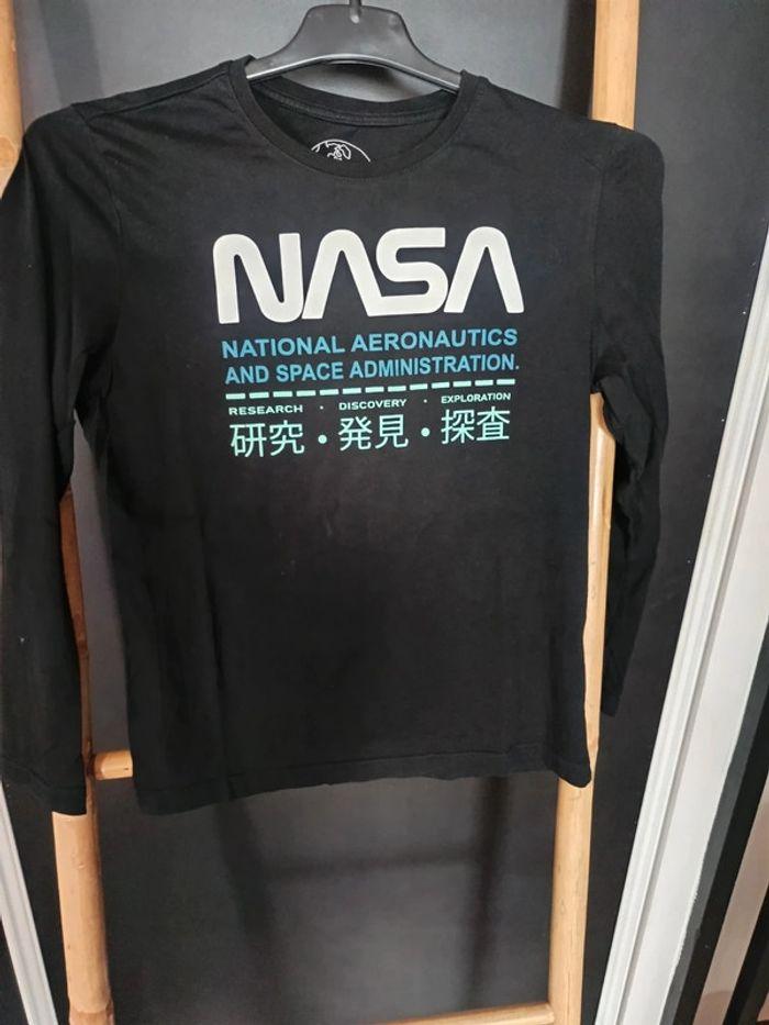 👦 tee-shirt garçon manches longues taille xxs NASA. - photo numéro 3