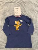 Robe tunique Tom et Jerry 3 ans