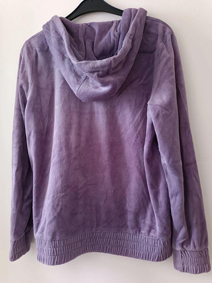 Gilet mauve velours taille 40 - photo numéro 4