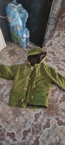 Manteau chaud vert