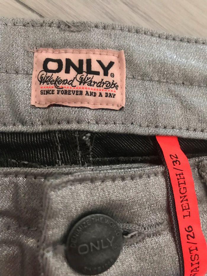 Jeans Only argenté taille 26 - photo numéro 4