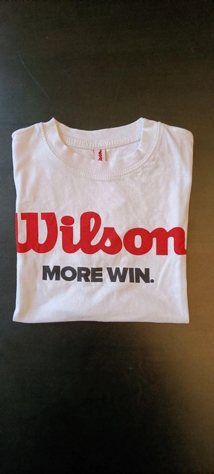 T-shirt blanc Wilson enfant - photo numéro 1