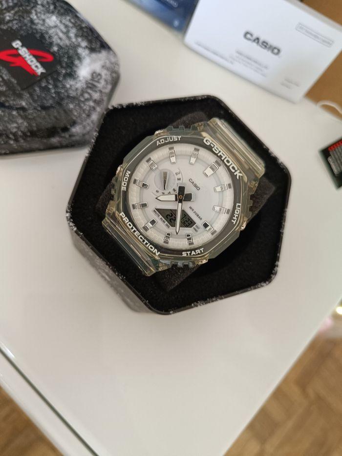 G-Shock Casio montre Transparente cadran blanc - photo numéro 3