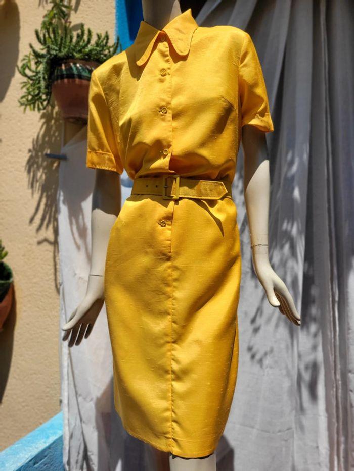 Éclatante robe chemise Rhonel 💛  Vintage 60 - photo numéro 16