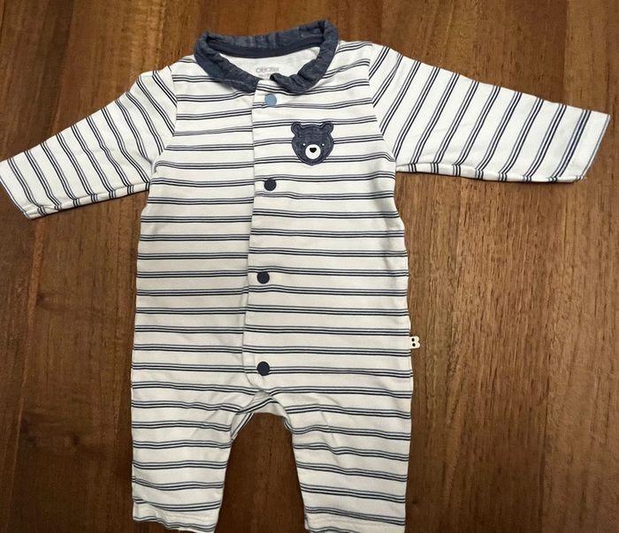 Lot de 3 pyjamas bébé 1 mois OBAIBI - photo numéro 5