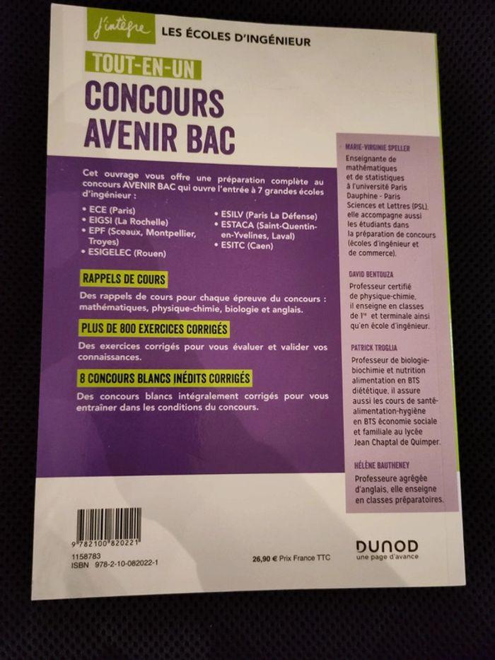 Livre concours avenir bac - photo numéro 2