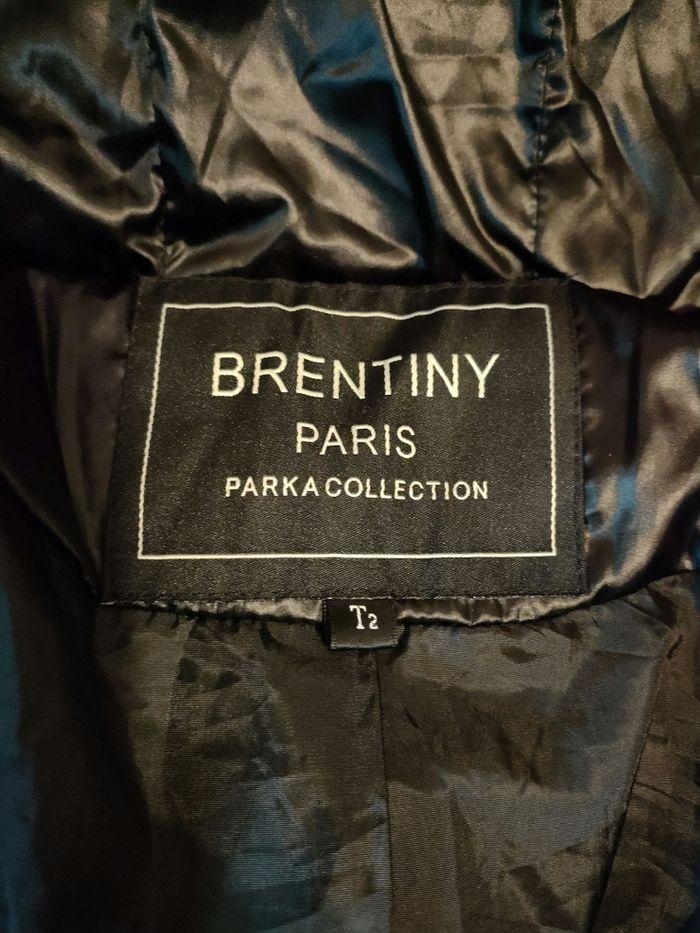 Doudoune Brentiny Paris Femme courte noire T2 (M)avec ceinture - photo numéro 2