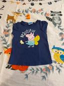 Jolie tee shirt peppa piG