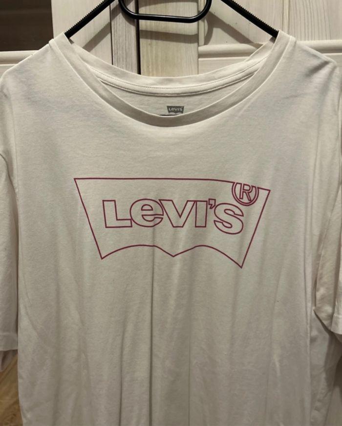 T-shirt blanc pour homme, taille XL, très bon état, Levi’s - photo numéro 3