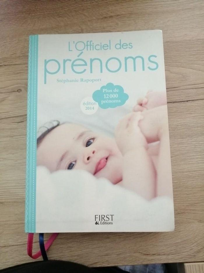 Livre prénoms bébé - photo numéro 1