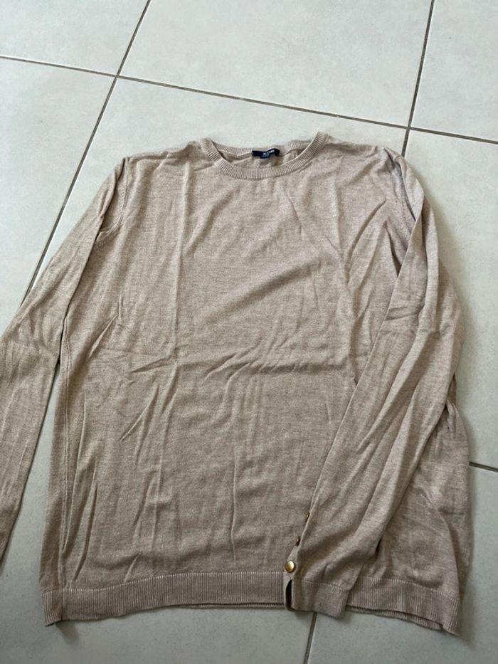 Pull beige taille L (42/44) - photo numéro 2