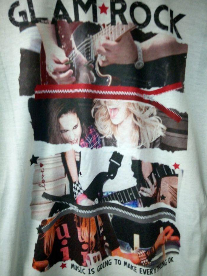 Teeshirt manches longues Glam Rock 14ans - photo numéro 3