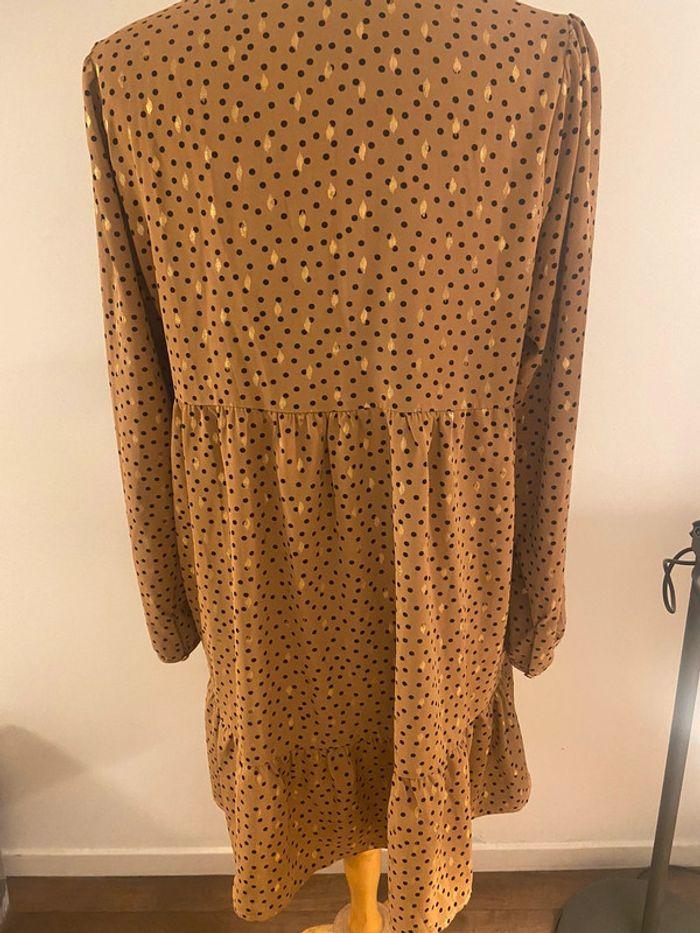 Robe à pois camel - photo numéro 2