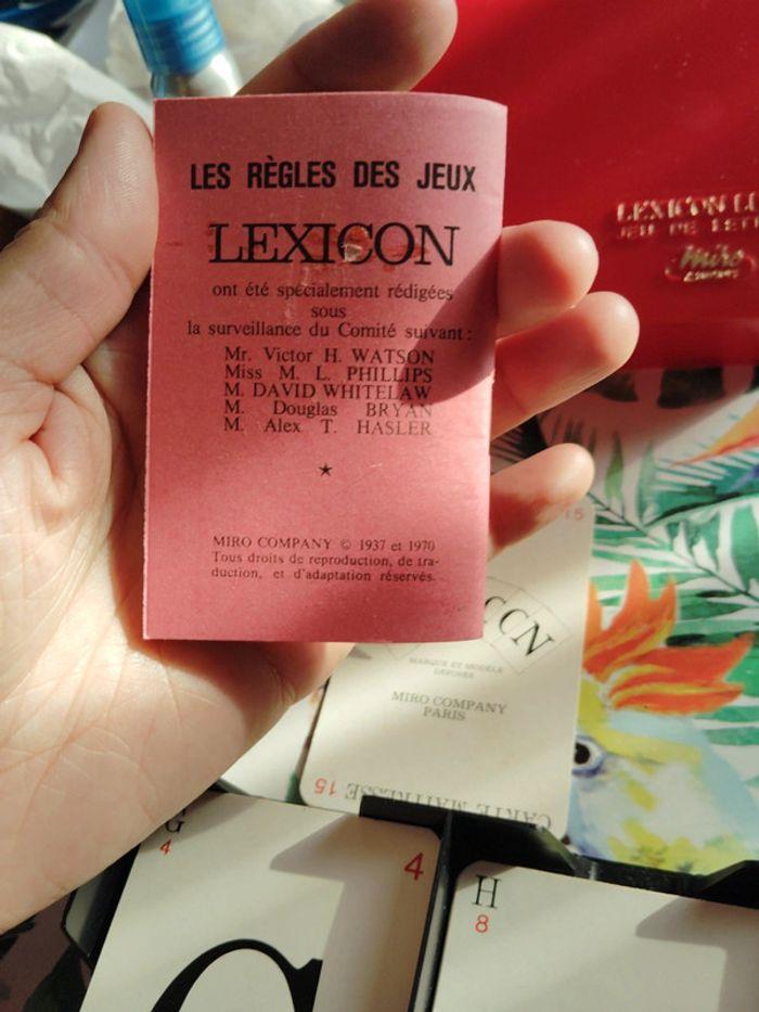 Jeu de cartes Lexicon Luxe (jeu de lettres) années 70 - photo numéro 7