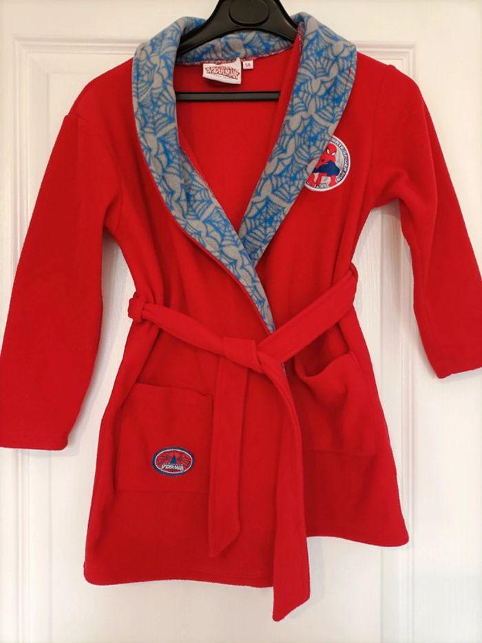 Robe de chambre rouge spiderman 5 ans - photo numéro 7