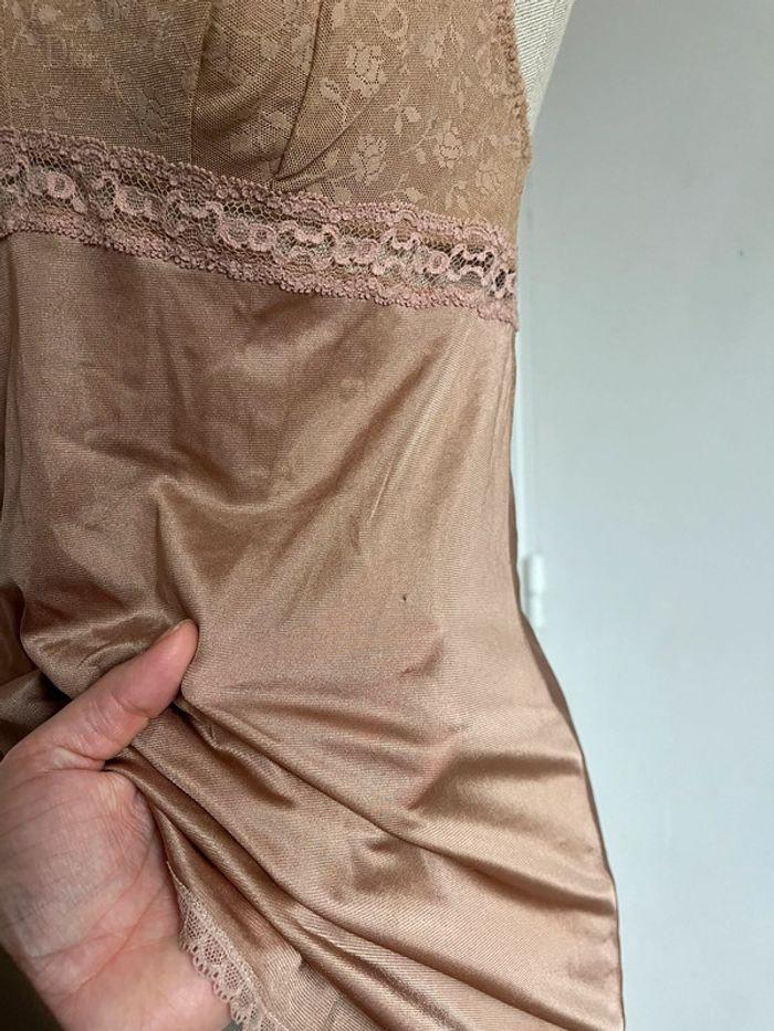 Haut nuisette Christian Dior vintage taille L couleur beige nude - photo numéro 6