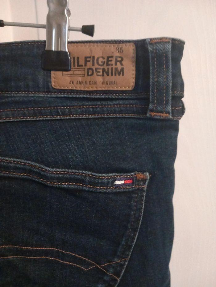 Jean bleu marine brut Modèle Sophie Skinny Tommy Hilfiger W30/L34 - photo numéro 8