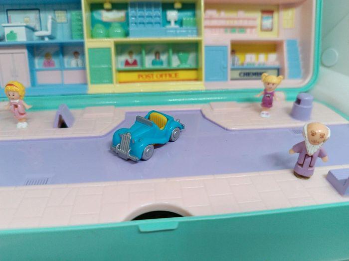 Box street high Polly pocket bluebird tirelire monnaie monnayeur money trinket banque postale office - photo numéro 7