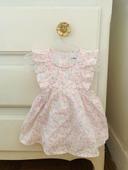 Robe rose et bloomer assorti