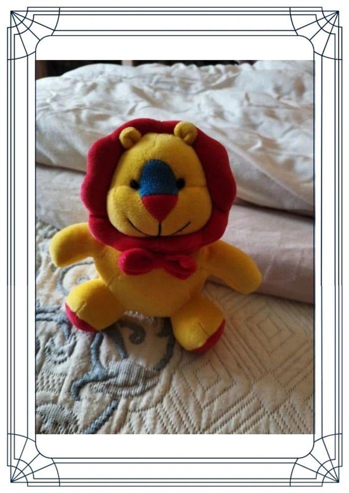 Mini peluche lion rouge et jaune - photo numéro 8