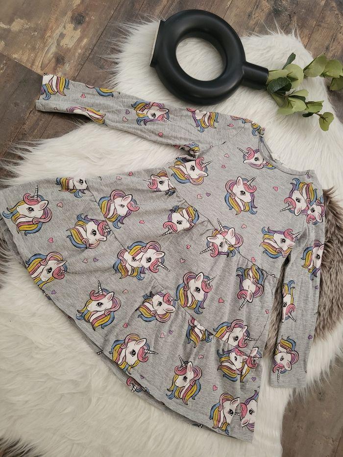 Robe d'hiver fille à manche longue taille 6 ans h&m licorne - photo numéro 2