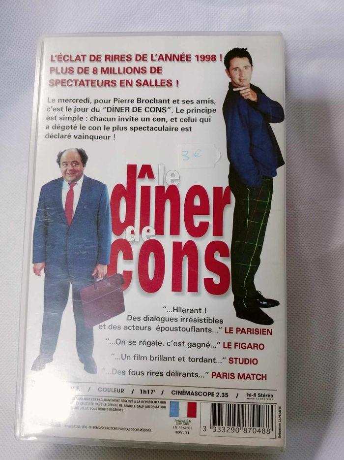 VHS Le dîner de con - photo numéro 2