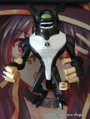 Figurine Ben 10 Feedback Alien action figure rare ten dix Omniverse bandai