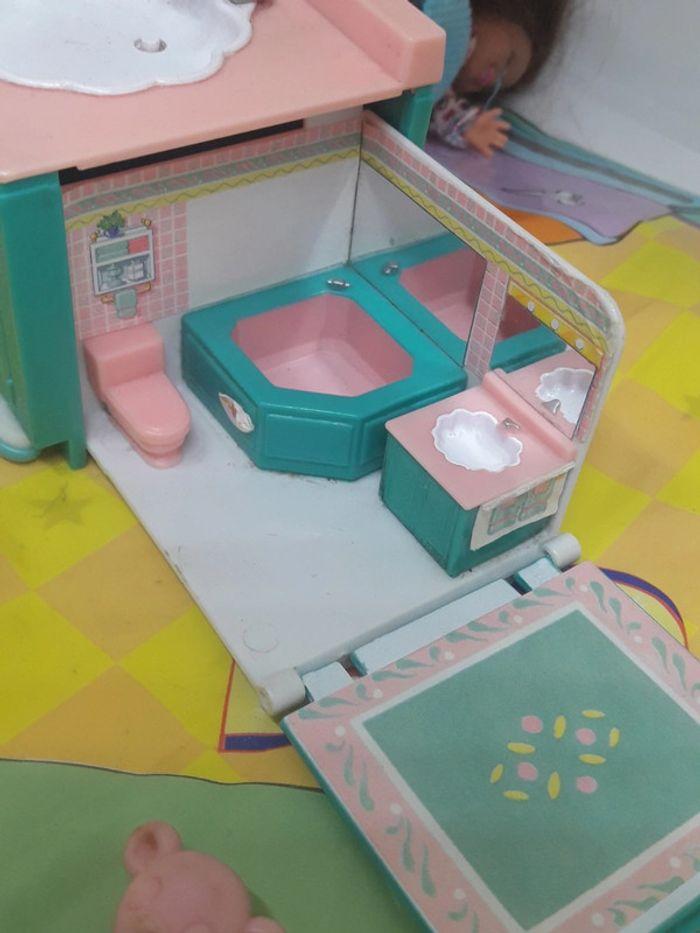 1990 Lewis galoob bathroom salle bain lavabo mattel 1994 pretty poupée mini - photo numéro 7