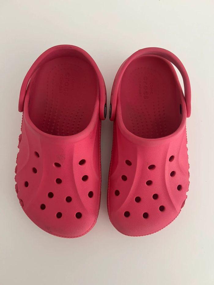 Crocs Rose fushia 32/33 - photo numéro 3