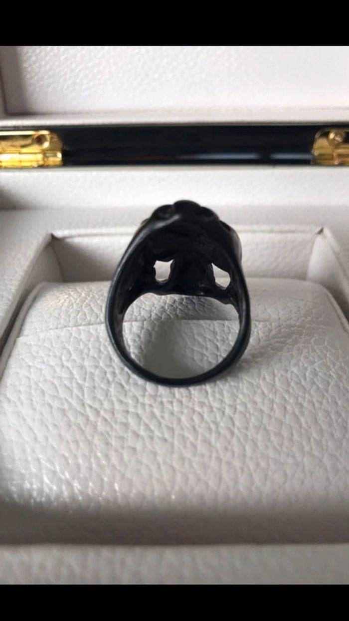 Magnifique bague noire, gothique, taille 63 - photo numéro 8