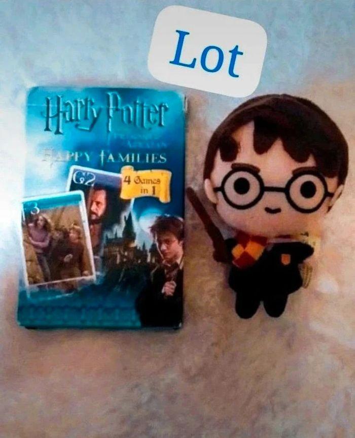 Lot cartes+peluche Harry Potter - photo numéro 1