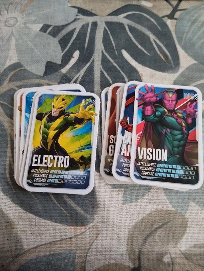 Cartes Marvel - photo numéro 1