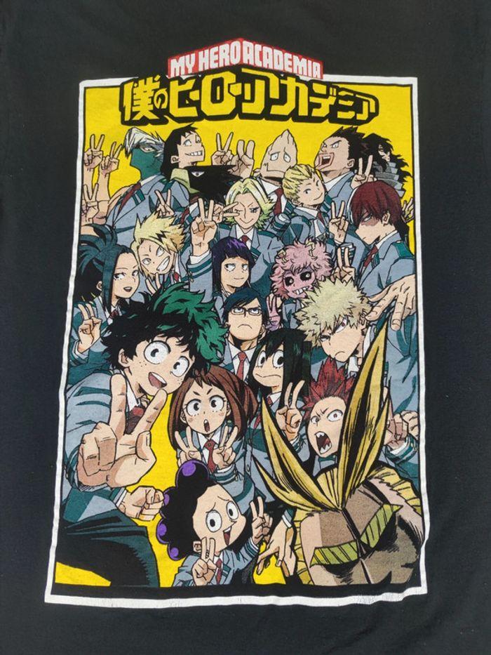 T-shirt Licence My Hero Academia Vintage Noir Taille M Homme - photo numéro 2