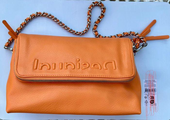 Sac bandoulière orange, Desigual - photo numéro 1