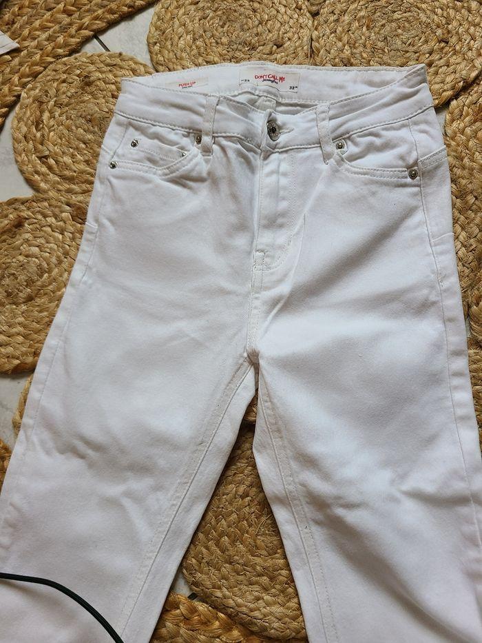 Pantalon blanc skinny push up 32 - photo numéro 3