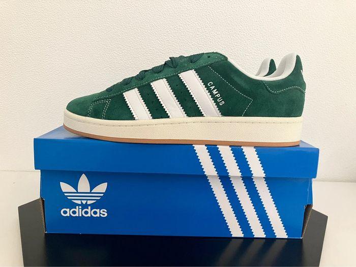 Adidas Originals Campus 00s Dark Green / Cloud White - photo numéro 9