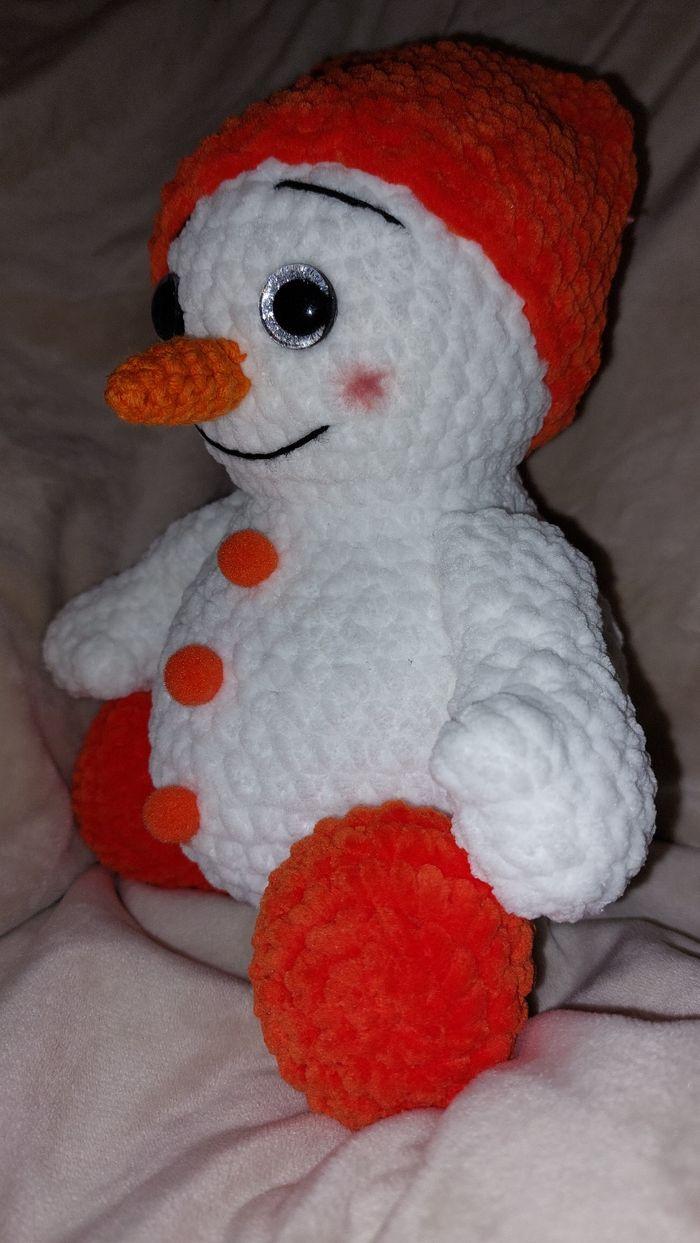 Bonhomme de neige orange - photo numéro 7