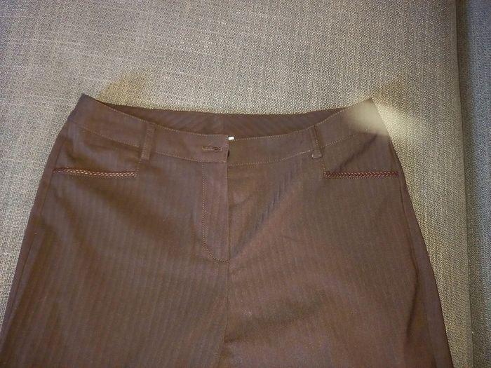 Pantalon droit marron - photo numéro 1