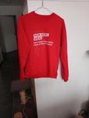 Sweatshirt rouge taille S