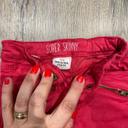 Jeans skinny 2 ans rouge