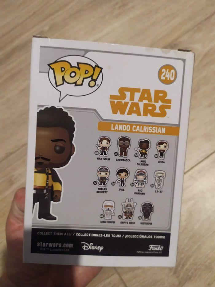 NEUF Figurine Funko Pop! N°240 - Star Wars Solo - Série 1 Lando Calrissian - photo numéro 4