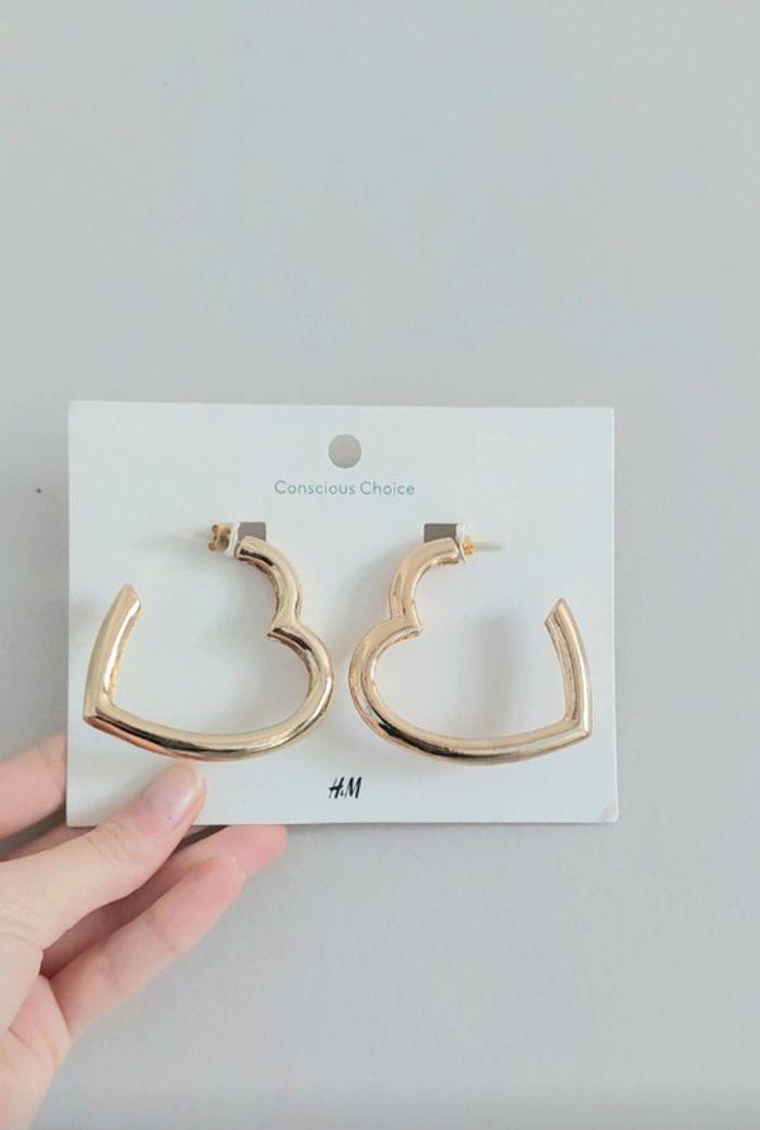 Boucles d'oreilles cœur H&M - photo numéro 1