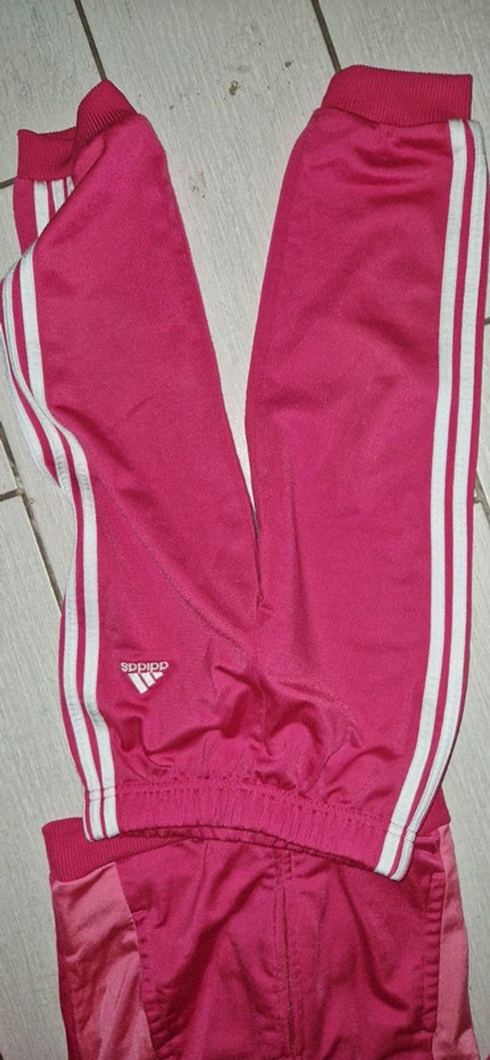 Survetement adidas 2 3 ans fille rose - photo numéro 2