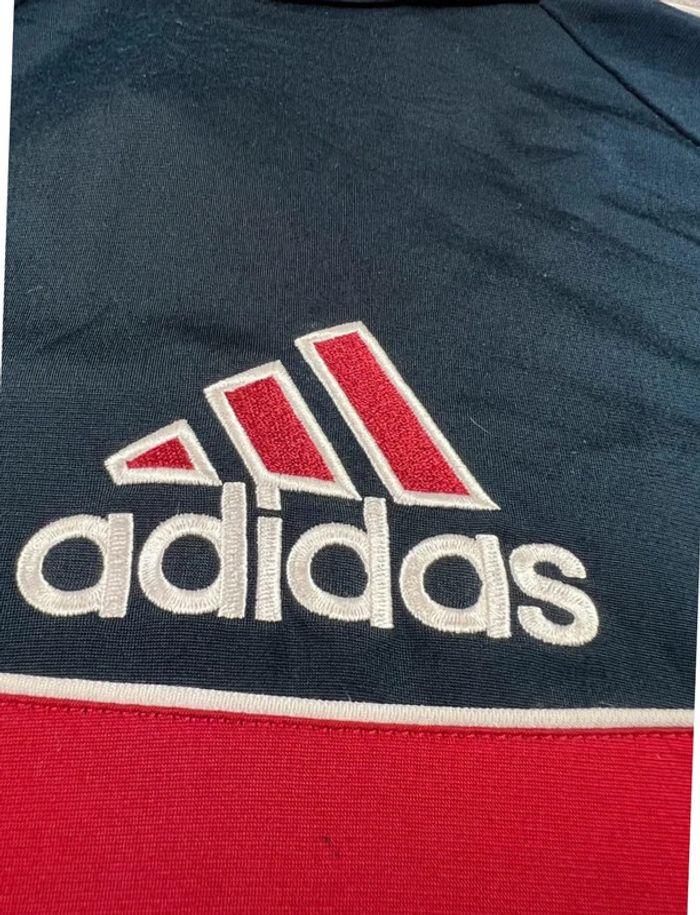 👕 Veste de Sport Adidas Vintage 00’s logo brodé Bleu Marine Taille L 👕 - photo numéro 18