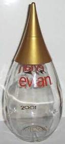 Bouteille Goutte Evian 2001.