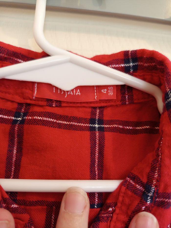 Chemise rouge Tissaia 4 ans - photo numéro 4